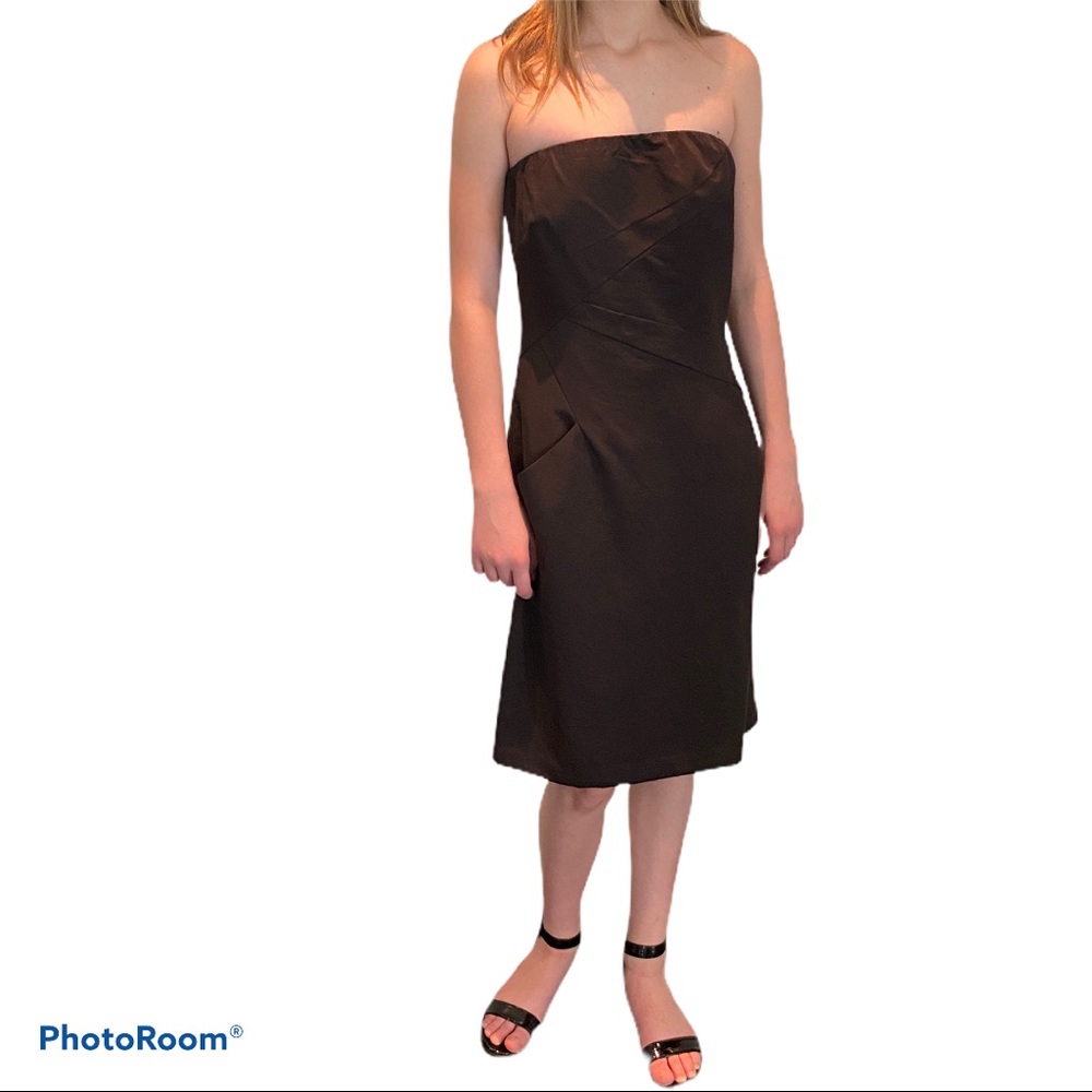 NEW The Limited Brown strapless dress - size 2